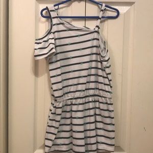 girls off the shoulder romper